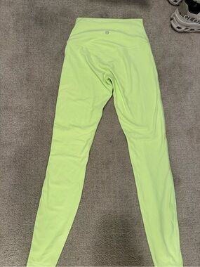 lululemon athletica Kids Lime Green High-Rise Leggings